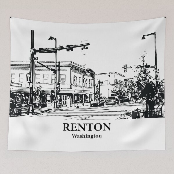 Item preview, Renton - Washington designed and sold by Lakeric Cityscapes.