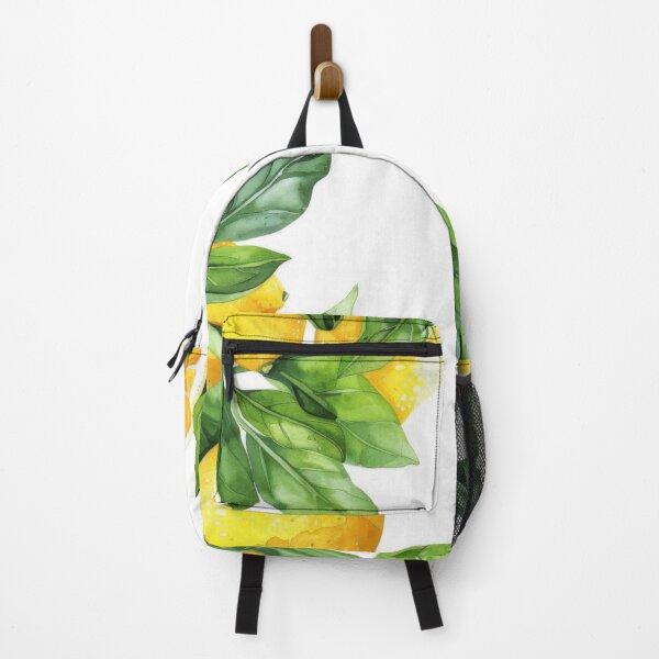 Item preview, Watercolor illustration of yellow lemons with green leaves on white background, AI generated designed and sold by dvoevnore.