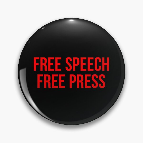 Item preview, Free Speech Free Press Protest Sign - Resist Hate, Democracy Has No Kings, Statue of Liberty  designed and sold by FerminVigo.