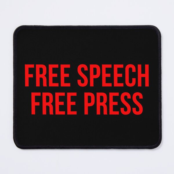 Item preview, Free Speech Free Press Protest Sign - Resist Hate, Democracy Has No Kings, Statue of Liberty designed and sold by FerminVigo.