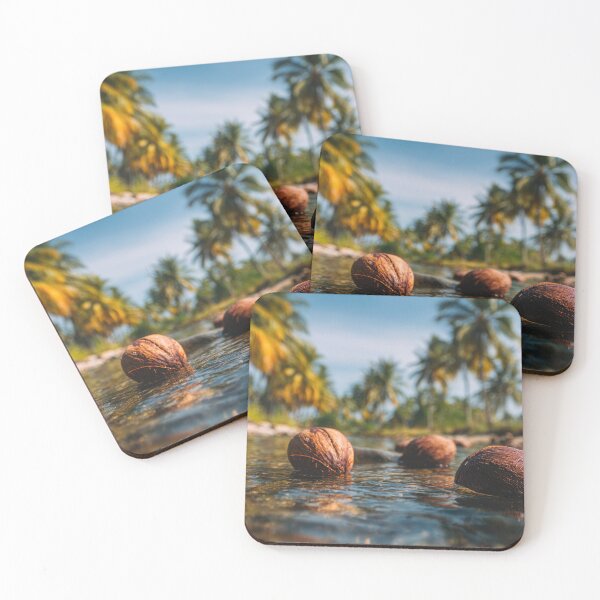 Item preview, Palm trees and coconuts by the water designed and sold by anytka.