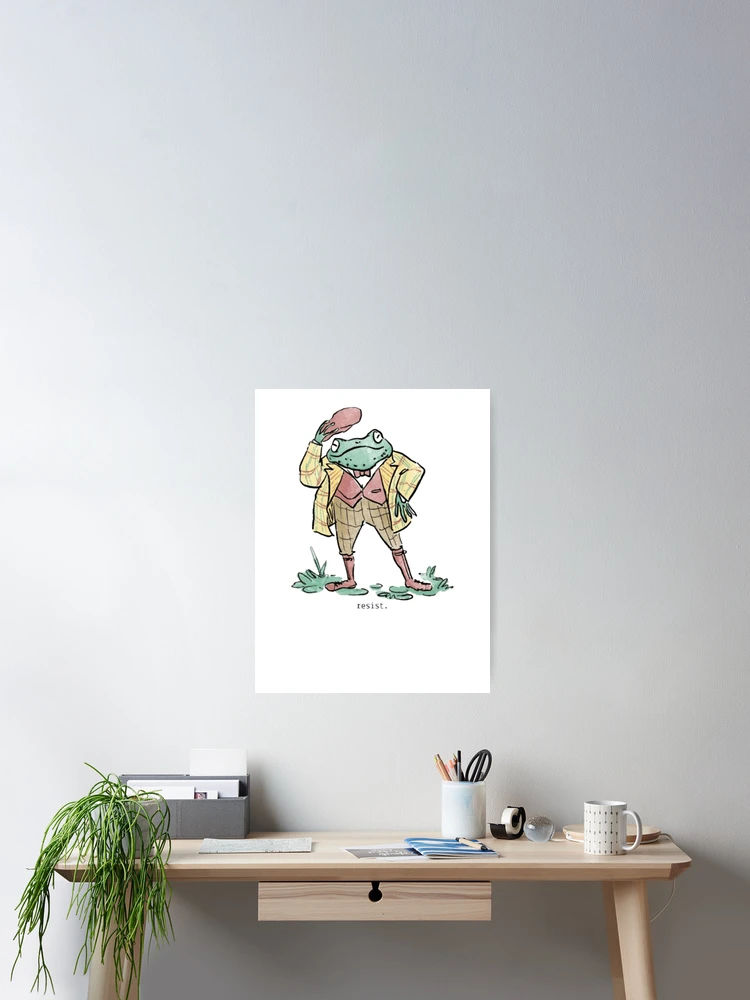 Thumbnail 2 of 3, Poster, Portland Frog designed and sold by PeachyPetichor.