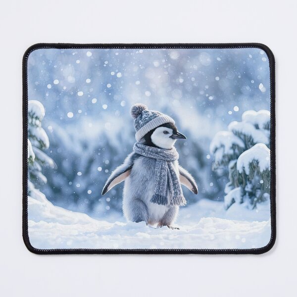 Item preview, Penguin Wearing Winter Attire Cute designed and sold by Stephanie Laird.