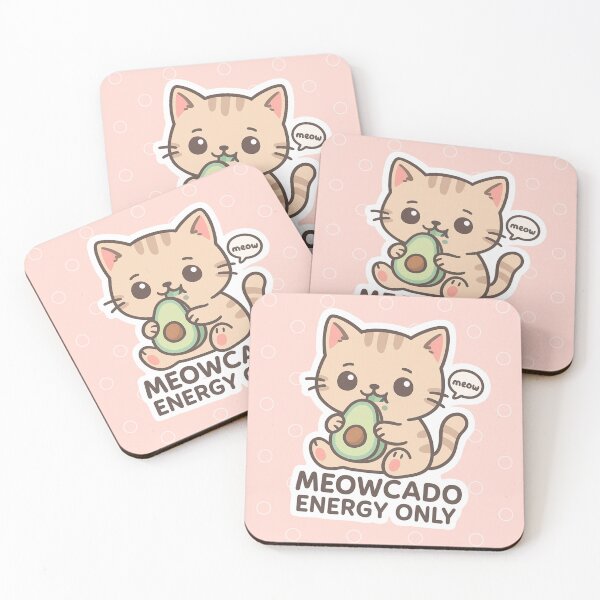 Item preview, Meowcado Energy Only – Cute Kawaii Cat with Avocado | Funny Pastel Phone Case designed and sold by mirozeliea.