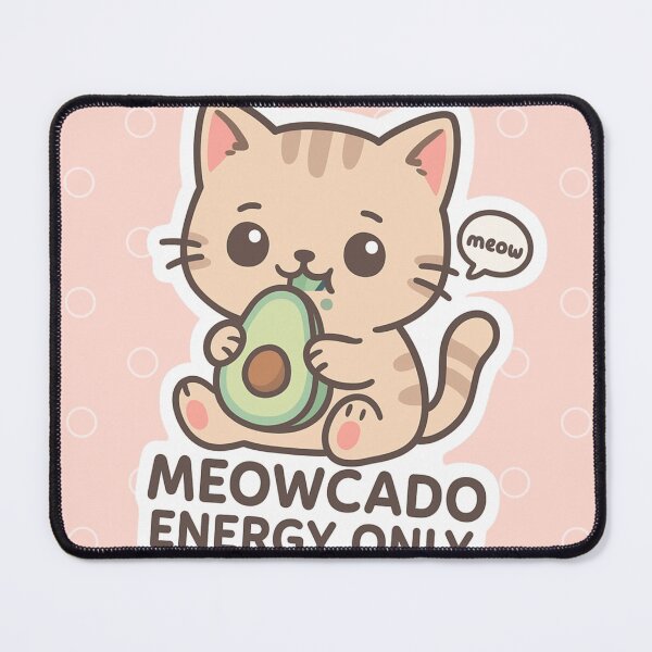 Item preview, Meowcado Energy Only – Cute Kawaii Cat with Avocado | Funny Pastel Phone Case designed and sold by mirozeliea.