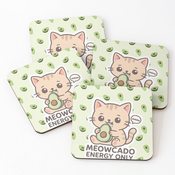 Item preview, Meowcado Energy Only – Cute Avocado Cat Kawaii Phone Case | Funny Pastel Green Aesthetic designed and sold by mirozeliea.