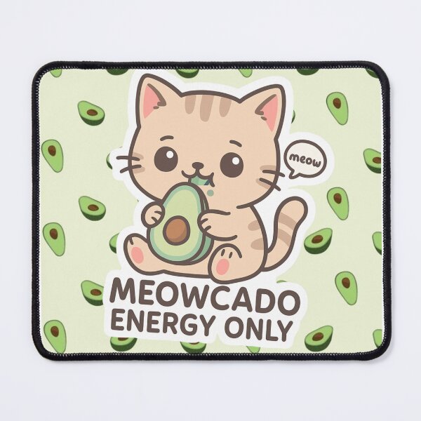 Item preview, Meowcado Energy Only – Cute Avocado Cat Kawaii Phone Case | Funny Pastel Green Aesthetic designed and sold by mirozeliea.