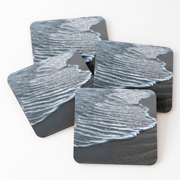 Item preview, Waves on dark sandy shore designed and sold by anytka.