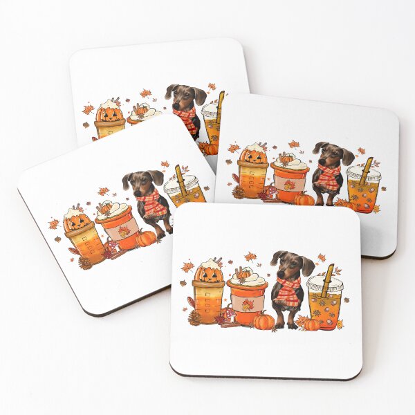 Item preview,  Pumpkin Spice Pup: The Ultimate Fall Coffee Dog designed and sold by Krasnovaovaova.