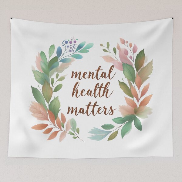 Item preview, mental health awareness, mental health advocate, positive mindset designed and sold by TrueArtVibes.
