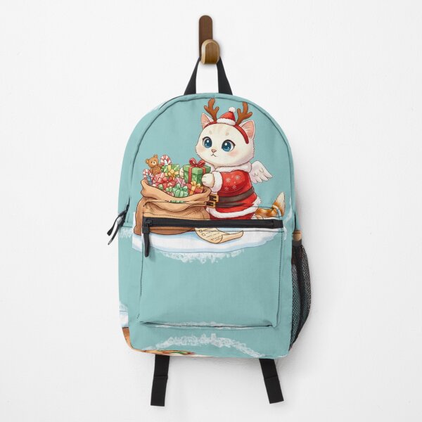 Item preview, Santa's Little Helper Cat | Cute Kitten Checking the Naughty or Nice List designed and sold by E-SarnEdge.