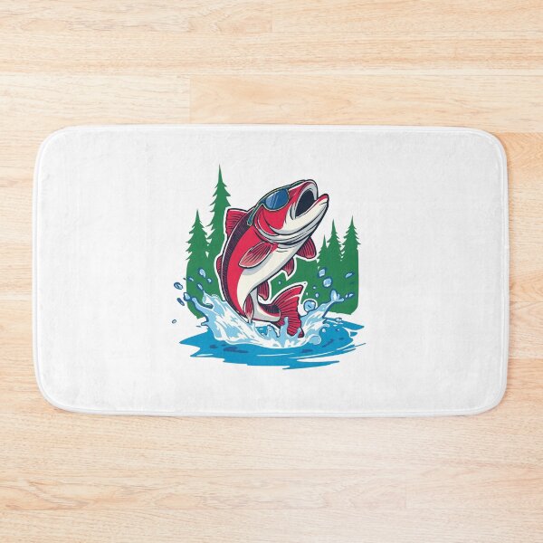 Item preview, Retro Vintage Humpy Salmon – Distressed Sunset Design – Fisherman T-Shirt designed and sold by EcoArtTees.