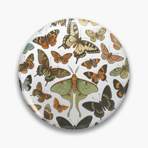 Item preview, Vintage Butterfly and Moth Collection Illustration designed and sold by ArtfulWeave.