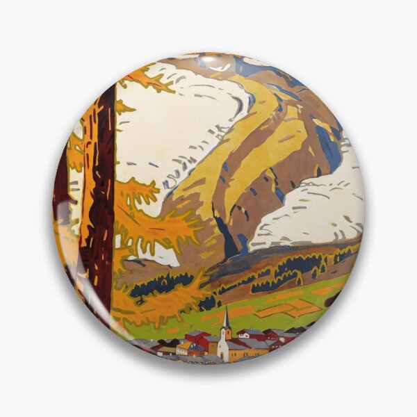 Item preview, Vintage Saas-Fee Travel Poster | Art Deco Style | Swiss Alps Adventure | Skiing & Mountaineering | Mid-20th Century Charm designed and sold by artofuniverse.