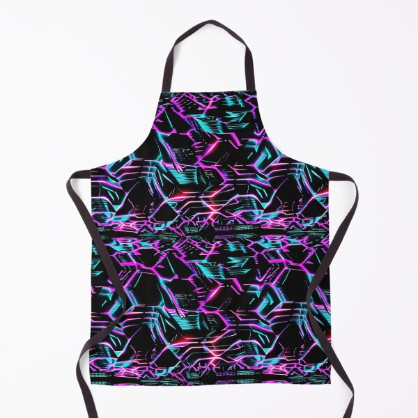 Item preview, Electric Glitch Cyberpunk Seamless Pattern designed and sold by SketchNStyle.