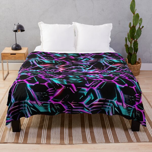 Item preview, Electric Glitch Cyberpunk Seamless Pattern designed and sold by SketchNStyle.