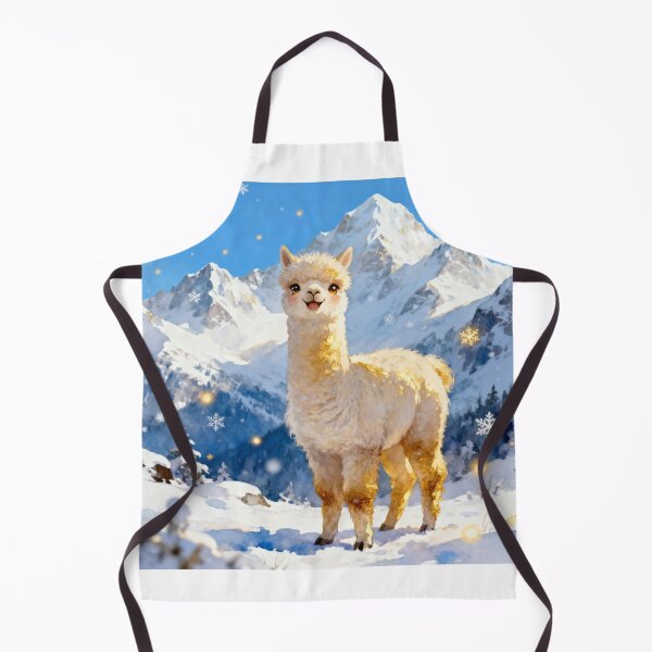 Item preview, Alpaca on a Snowy Mountain designed and sold by acceleratorhams.