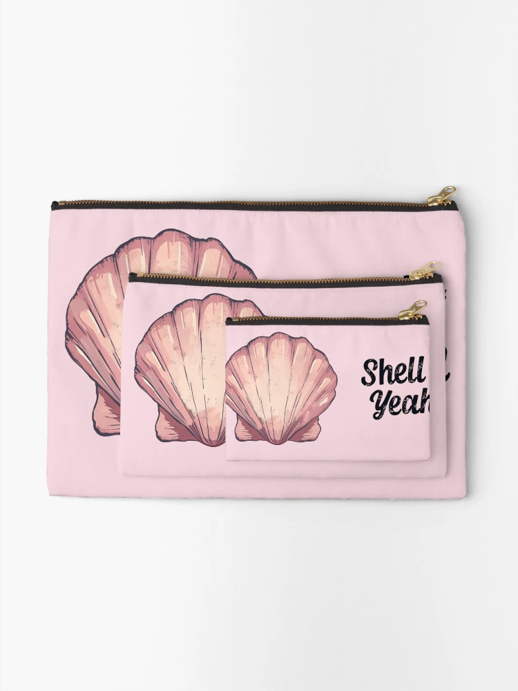 Thumbnail 2 of 4, Zipper Pouch, Shell yeah designed and sold by Top Thinkers.