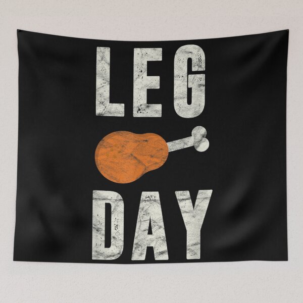 Item preview, LEG DAY Funny Turkey Drumstick Workout Gym Humor Thanksgiving Food designed and sold by Suzu Comena.