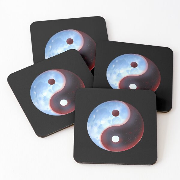 Item preview, Frost moon and Crimson moon yinyang designed and sold by LinIsDrawing.