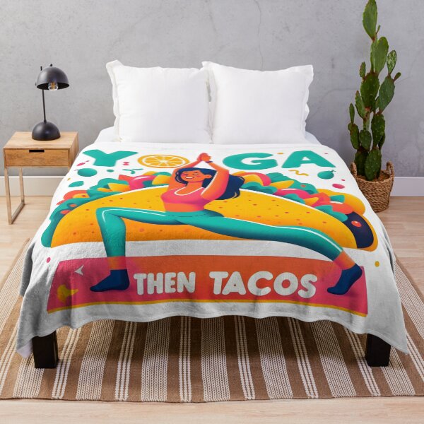Item preview, balance, asana, relaxation, strength, yoga pose, yoga then tacos designed and sold by TrueArtVibes.