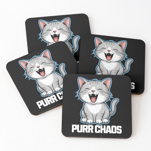 Item preview, Purr Chaos – Funny Cute Kitten Meow Lover Design designed and sold by Taans-Creation.