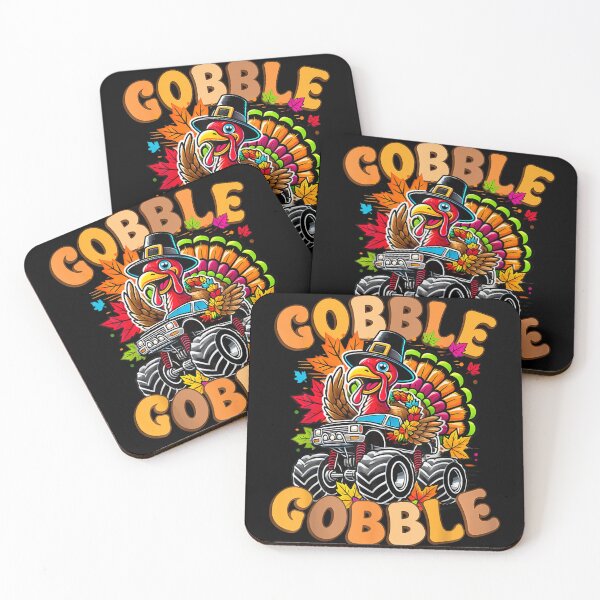 Item preview, COBBLE COBBLE Turkey Driving Monster Truck Awesome Thanksgiving Fall Design designed and sold by Nannythenimfa.
