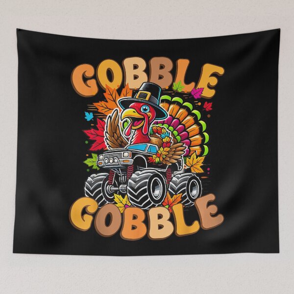 Item preview, COBBLE COBBLE Turkey Driving Monster Truck Awesome Thanksgiving Fall Design designed and sold by Nannythenimfa.