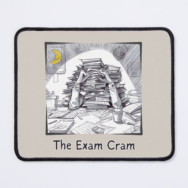 Item preview, Amusing Examination Cram Cartoon. designed and sold by MPC-Mince-Pies.