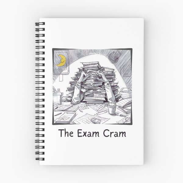 Item preview, Amusing Examination Cram Cartoon. designed and sold by MPC-Mince-Pies.