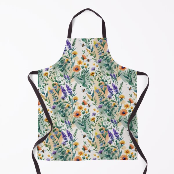 Item preview, Delicate Wildflower Pollinator Meadow Pattern designed and sold by SketchNStyle.