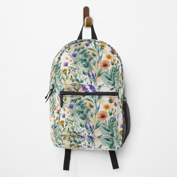 Item preview, Delicate Wildflower Pollinator Meadow Pattern designed and sold by SketchNStyle.