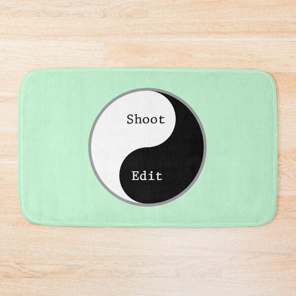 Item preview, Shooting captures the action, editing makes the movie. designed and sold by Chemobius.