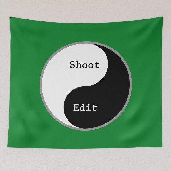 Item preview, Shooting captures the action, editing makes the movie. designed and sold by Chemobius.