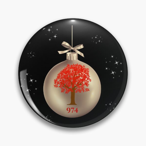 Item preview, Flaming Red Tree Ornament 974 designed and sold by KONTOUR-SOMIN.