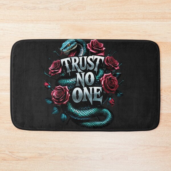 Item preview, "Trust No One – Snake & Roses Gothic" designed and sold by Vibepop.store.