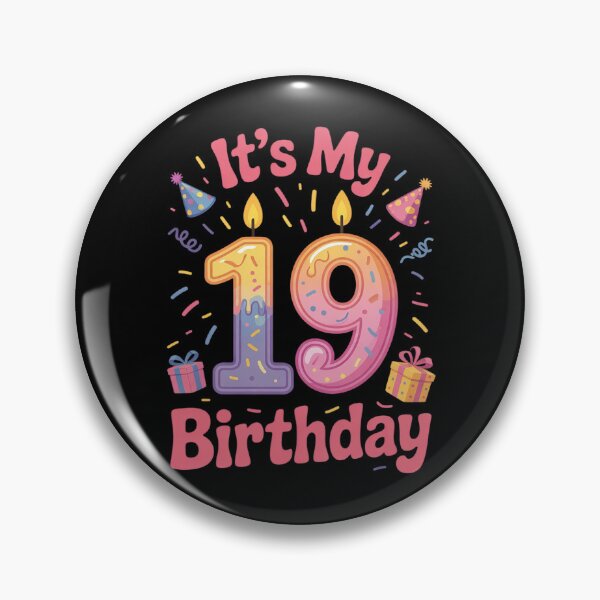 Item preview, Candle Presents It's My 19 Years Old Birthday Happy 19th Day  designed and sold by NeomiStoreSS.
