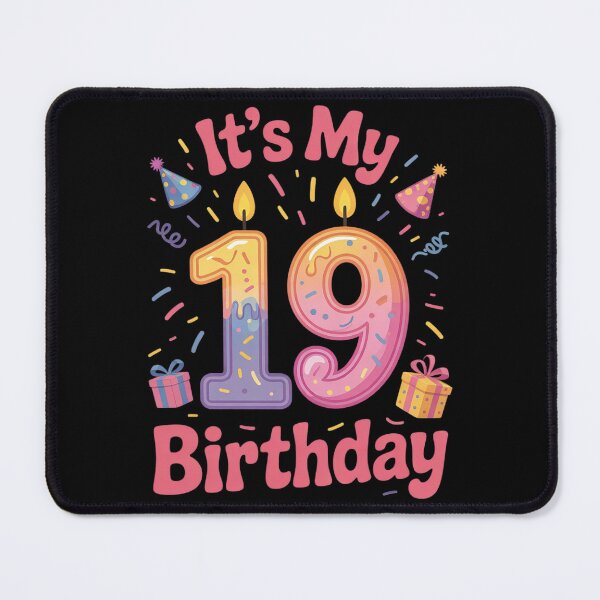 Item preview, Candle Presents It's My 19 Years Old Birthday Happy 19th Day  designed and sold by NeomiStoreSS.