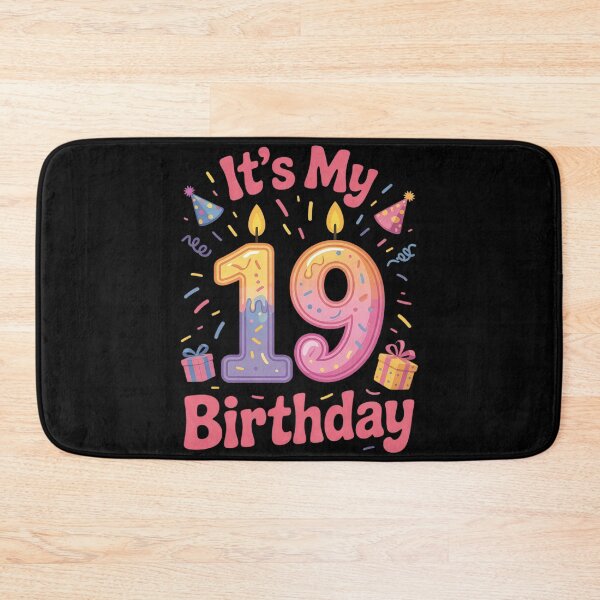 Item preview, Candle Presents It's My 19 Years Old Birthday Happy 19th Day  designed and sold by NeomiStoreSS.