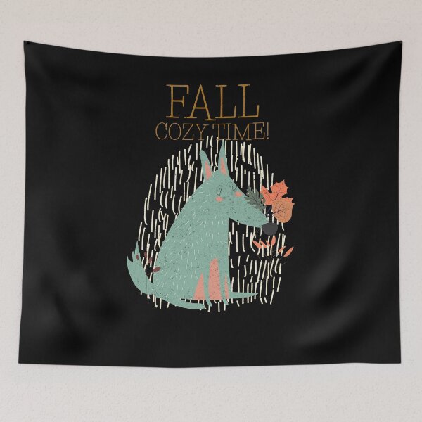 Item preview, Fall: Fall, Cozy Time, Fox designed and sold by AlfredsTees.