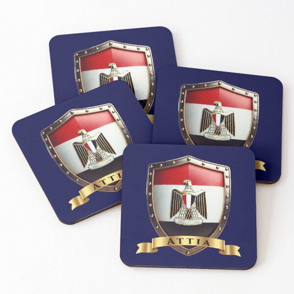 Item preview, Attia Heritage Crest, Egypt Shield designed and sold by Highlandkings.