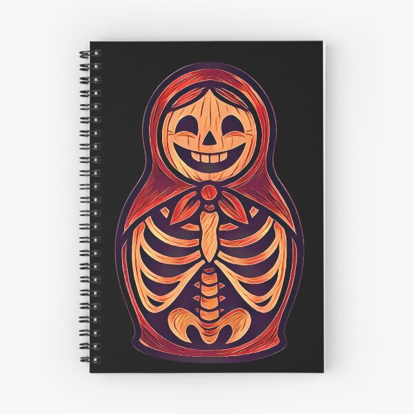 Item preview, Matryoshka Nesting Doll Skeleton, Halloween Slavic Folklore designed and sold by Russian101.