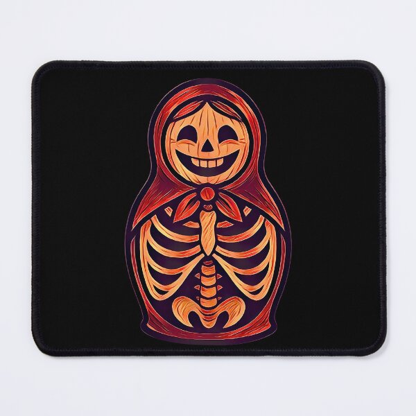 Item preview, Matryoshka Nesting Doll Skeleton, Halloween Slavic Folklore designed and sold by Russian101.