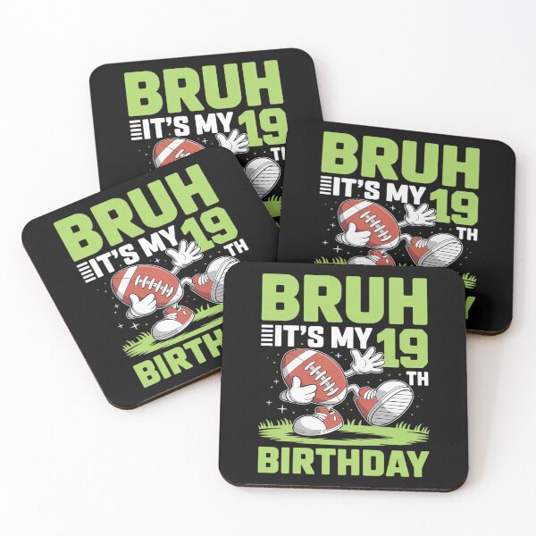 Item preview, Cool Bruh It's My 19th Birthday Dabbing Football 19 Years Ol  designed and sold by NeomiStoreSS.