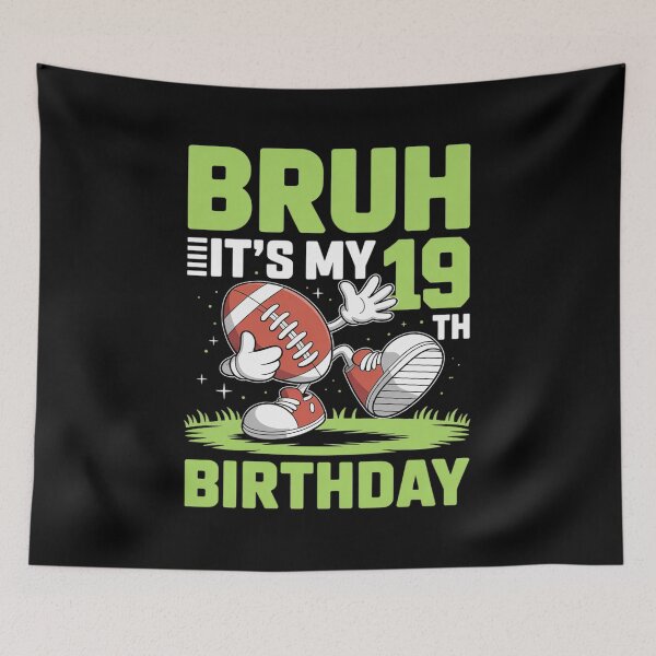 Item preview, Cool Bruh It's My 19th Birthday Dabbing Football 19 Years Ol  designed and sold by NeomiStoreSS.