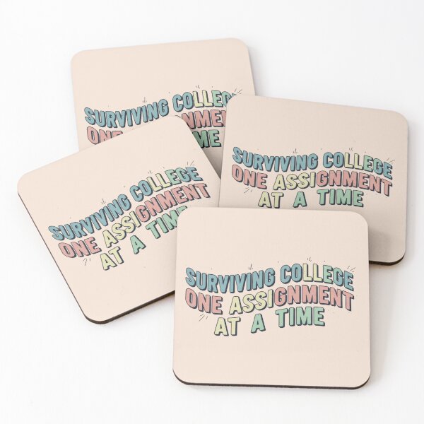 Item preview, Surviving College – Funny Student Life Quote for University Students designed and sold by Amr Darwish Graphic designer.