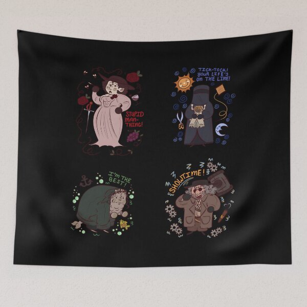 Item preview, Resident Evil Village Stickers (The Four Lords) designed and sold by clarepaulaji64.