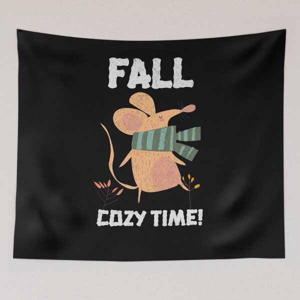 Item preview, Kopie von Fall: Fall, Cozy Time, mouse designed and sold by AlfredsTees.
