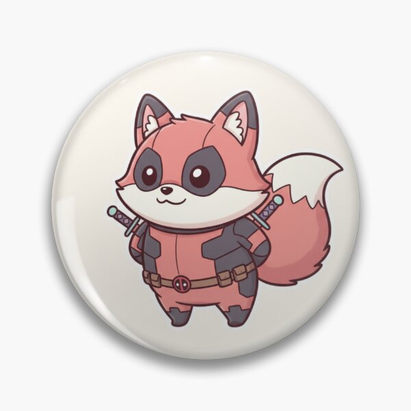 Item preview, Maximum Fluffiness Hero Fox Sticker designed and sold by FuwafuwaFox.