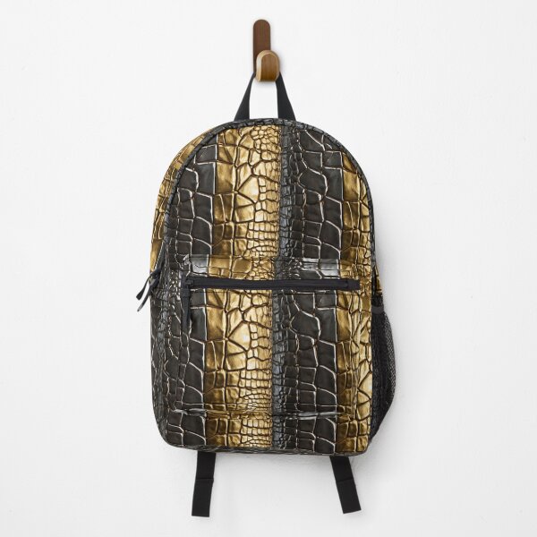 Item preview, Metallic Crocodile Leather Seamless Pattern | Silver & Gold Fashion Texture designed and sold by HAFIZ-DP.